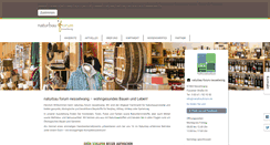 Desktop Screenshot of naturbauforum.de