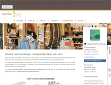 Tablet Screenshot of naturbauforum.de